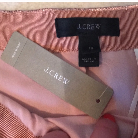 J. Crew Rose Gold Metallic Skirt - Picture 6 of 6